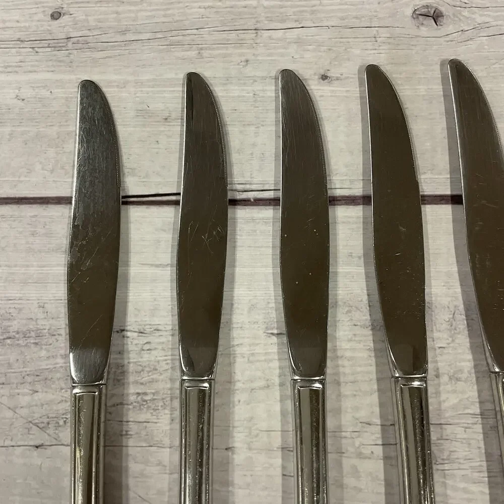 Oneida BANCROFT‎ Stainless Steel Flatware Set Of 7 Dinner Knives